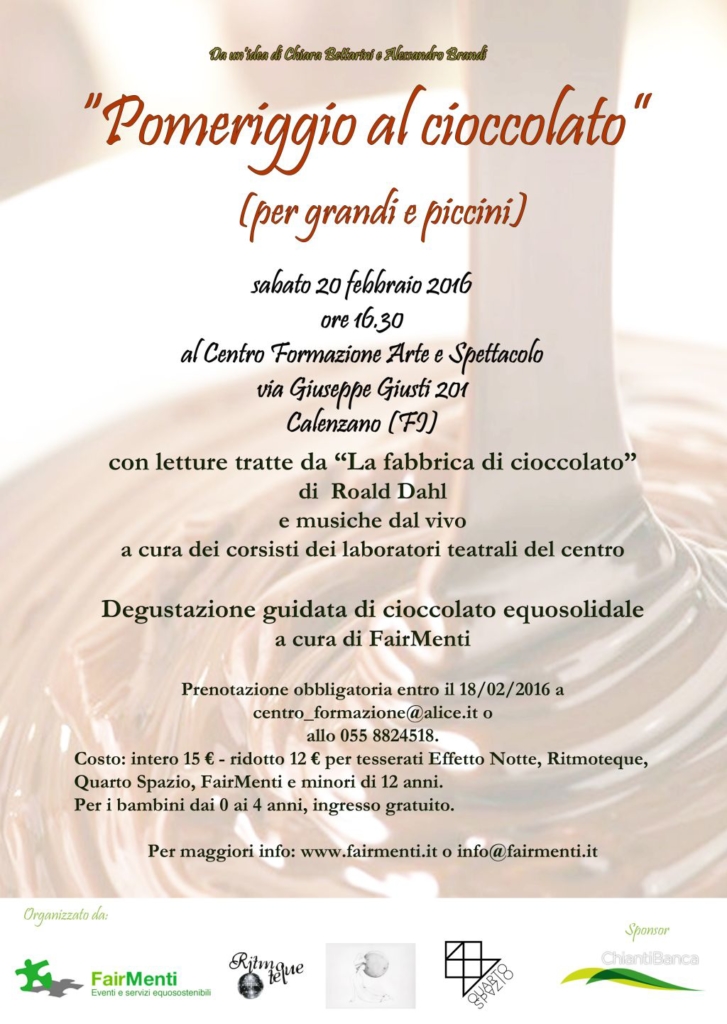 Locandina Pomeriggio al Cioccolato web