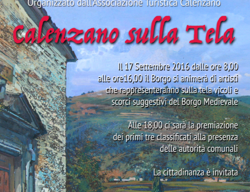 17 Settembre 2016 – Calenzano sulla tela