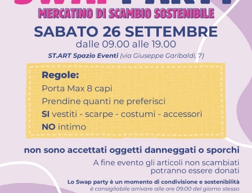 Swap Party – Mercatino di scambio sostenibile – Sabato 26 settembre 2026