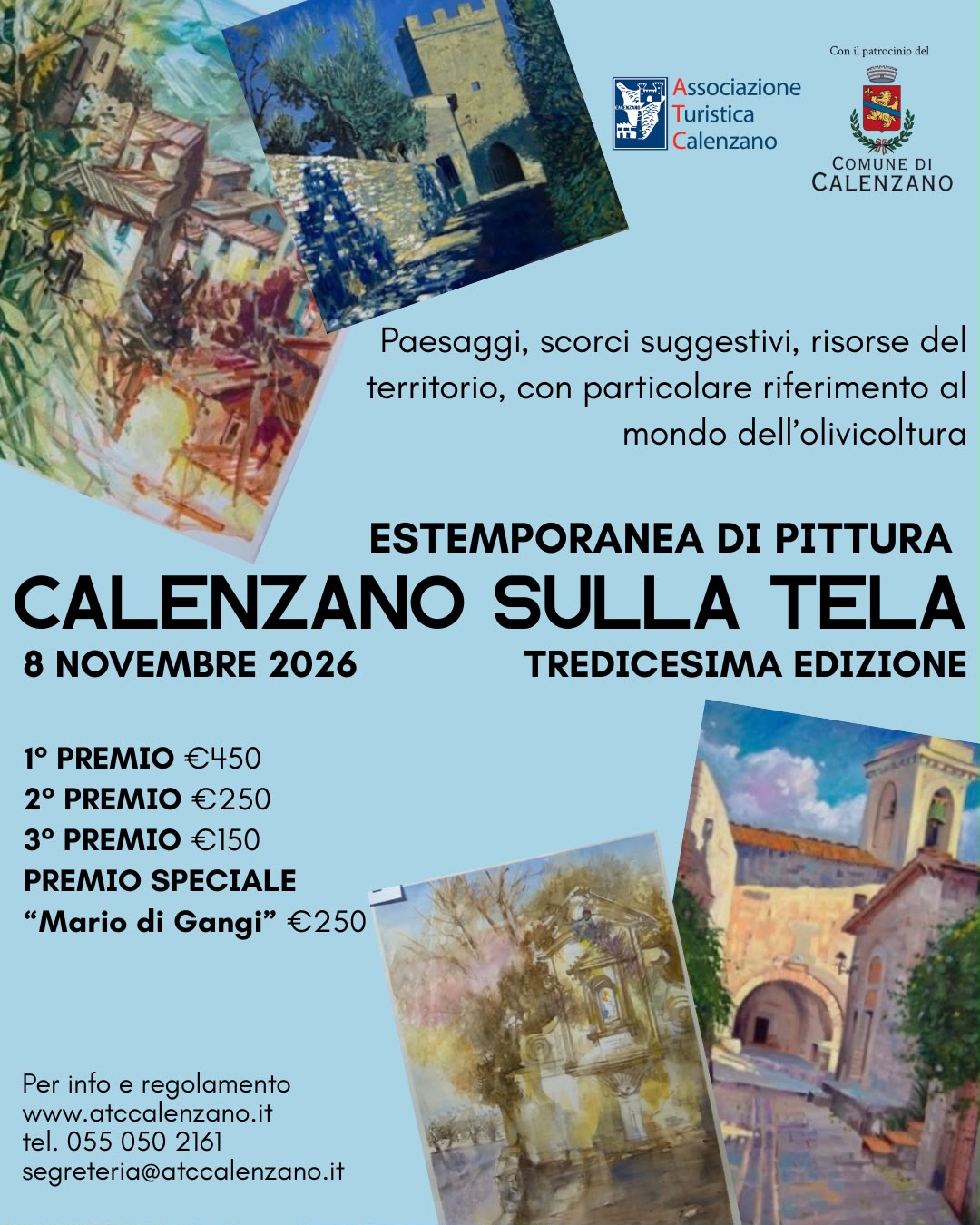 locandina calenzano su tela 2026 locandina calenzano su tela 2026
